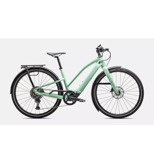 Specialized Turbo Vado SL 2 4.0 Step-Through EQ Gloss Oasis / Dune White Frost