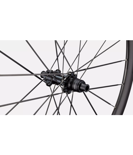 Roval Alpinist CLX III Carbon Wheelset - Front & Rear Pair 700c - Satin Carbon/Gloss Black