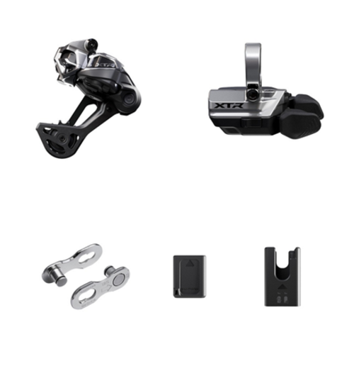 Shimano GP-M9250 Di2 Drivetrain Kit XTR - RD-M9250-SGS, BT-DN320 EC-DN100, SW-M9250R Clamp Band