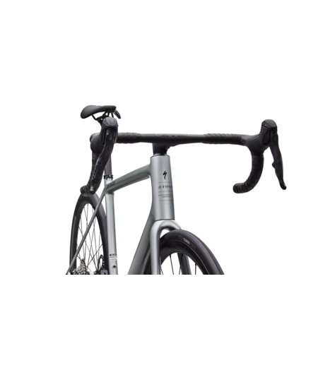 Specialized Aethos 2 Pro SRAM Force AXS - Gloss Shadow Silver / Emerald Metallic