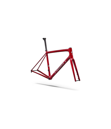Specialized S-Works Aethos 2 Frameset FACT 12r Carbon - Sandstone Metallic Base / Red Tint
