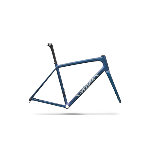 Specialized S-Works Aethos 2 Frameset FACT 12r Carbon - Satin Black Ink Wash / Pearl / Shadow Silver