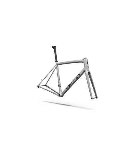 Specialized S-Works Aethos 2 Frameset FACT 12r Carbon - Gloss Silver Blurred Impasto / Black Pearl