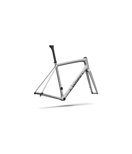 Specialized S-Works Aethos 2 Frameset FACT 12r Carbon - Gloss Silver Blurred Impasto / Black Pearl