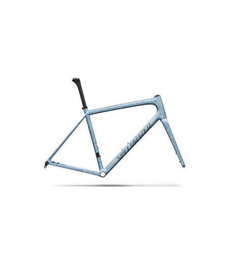 Specialized Aethos 2 Frameset FACT 10r Carbon - Satin Silver Dust / Glacial Metallic Blurred Impasto / Charcoal Tint