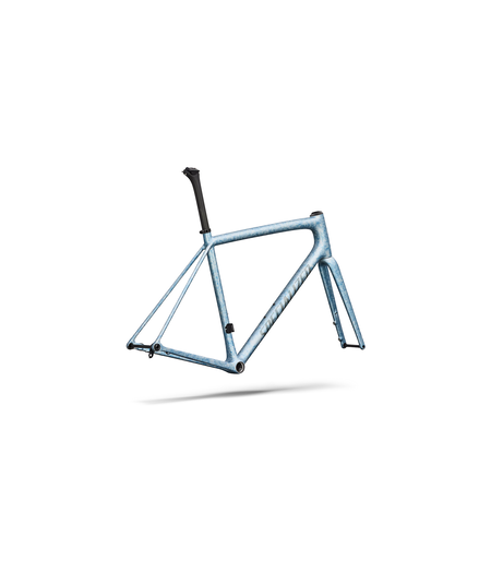 Specialized Aethos 2 Frameset FACT 10r Carbon - Satin Silver Dust / Glacial Metallic Blurred Impasto / Charcoal Tint