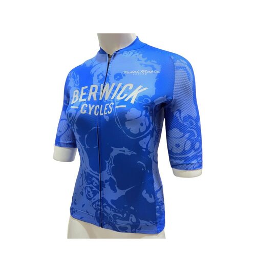 Pedal Mafia BC Shop Kit Womens Jersey Blue Spill *Limited Edition*