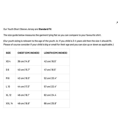 DHaRCO Youth 3/4 Sleeve Jersey Party Stealth XSMALL