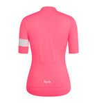 Rapha Women's Core Lightweight Jersey High-Vis Pink / White