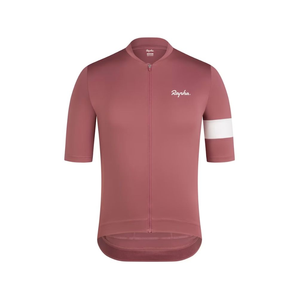 Rapha Men's Core Jersey Rose Brown / White - Mornington & Berwick