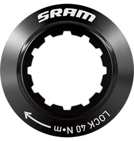 SRAM Disc Lock Ring - CenterLock w/Internal Serration, Black