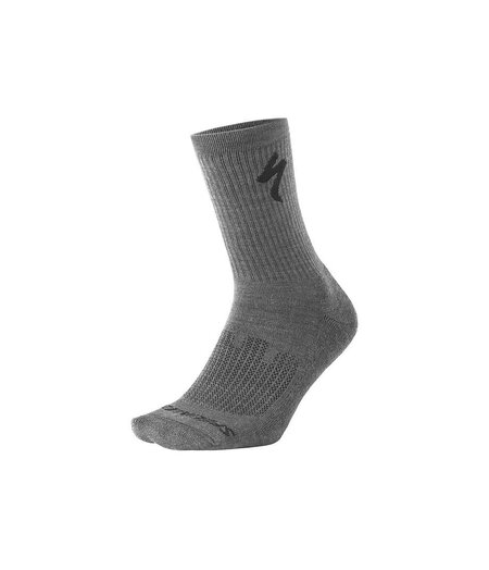 Specialized Merino Midweight Tall Sock Charcoal