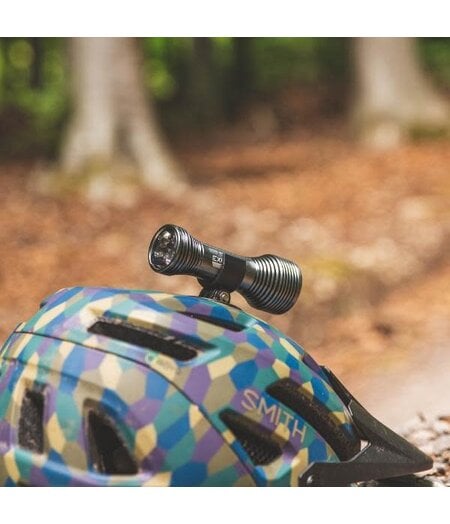 Exposure Diablo Mk15 Front Light Gun Metal Black - with Helmet & Handlebar Mount (USB-C Charging)