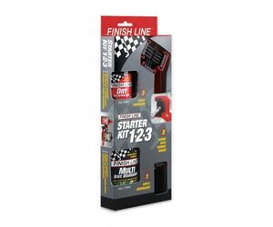 Chain Cleaning Kit w/ Grunge Brush + 4oz Degreaser + 2oz Dry Lube Teflon