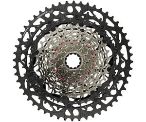 Cassette XS-1270 T-Type Eagle 10-52T 12-Speed, For HG (8-10) Driver, Silver/Black