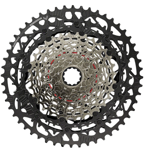 SRAM Cassette XS-1270 T-Type Eagle 10-52T 12-Speed, For HG (8-10) Driver, Silver/Black