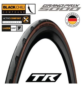 Continental GP5000 S TR Folding Tyre Transparent