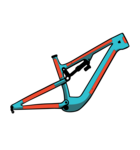 Ride Wrap Covered Protection – eMTB Frame Kit - Finish: Matte