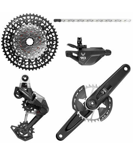 SRAM Eagle 90 DUB Mechanical T-Type Groupset 165mm (Rear Der, Trigger Shifter w/Clamp, Crankset DUB MTB Wide Crank DM 32T)