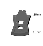 SRAM Disc Brake Pad Spacer - each (1.85mm / 2.8mm) - Level Stealth 2-Piston Bronze (2024+) / Level, Level T, Level TL (2017+) / DB1 (2014-2016) / DB3 (2014-2017) / DB5 (2015-2018)