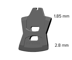 Disc Brake Pad Spacer - each (1.85mm / 2.8mm) - Level Stealth 2-Piston Bronze (2024+) / Level, Level T, Level TL (2017+) / DB1 (2014-2016) / DB3 (2014-2017) / DB5 (2015-2018)