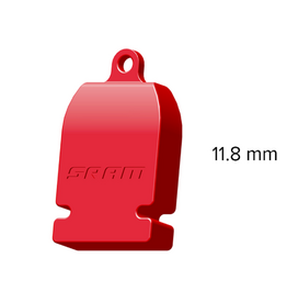 SRAM Disc Brake Bleed Block (Red) 11.8mm - Level Ultimate/TLM/ eTap HRD 2017-2019 (Monoblock)