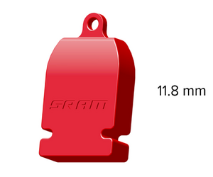 Disc Brake Bleed Block (Red) 11.8mm - Level Ultimate/TLM/ eTap HRD 2017-2019 (Monoblock)