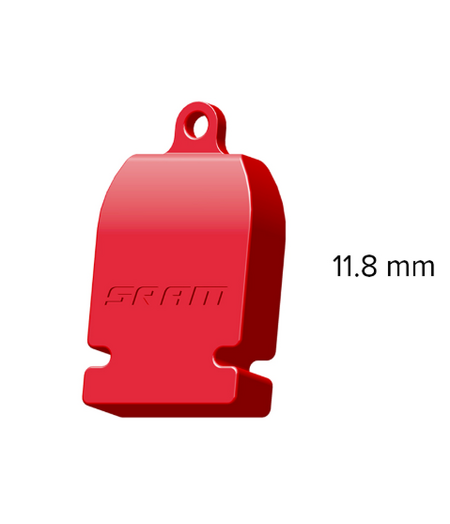 SRAM Disc Brake Bleed Block (Red) 11.8mm - Level Ultimate/TLM/ eTap HRD 2017-2019 (Monoblock)