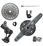 SRAM GX Eagle T-Type E-MTB AXS Groupset - Bosch 160mm ISIS Crank Arms 36T with Clip-On Guard, Derailleur, Shifter, 10-52t Cassette