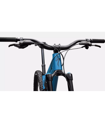Specialized Stumpjumper 15 EVO Alloy Comp SRAM Eagle 70, FOX Rhythm Gloss Grey Blue / Cast Blue Metallic
