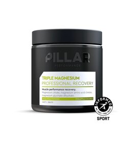 Pillar Performance Triple Magnesium Professional Recovery Powder Pineapple Coconut (200g) JAR