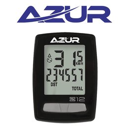 Azur 12Z Bike Computer - Wireless