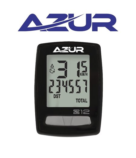 Azur 12Z Bike Computer - Wireless