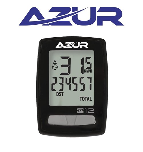 Azur 12Z Bike Computer - Wireless