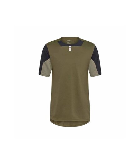FOX Racing Apparel Mens Defend Short Sleeve Jersey Olive Green