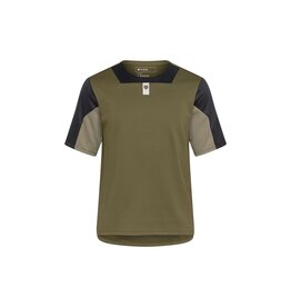 FOX Racing Apparel Youth Defend Short Sleeve Jersey Olive Green