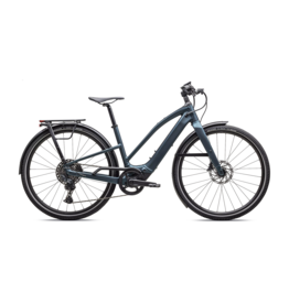 Specialized Turbo Vado SL 2 5.0 Step-Through EQ Satin Deep Lake Metallic / Black Liquid Metal Frost