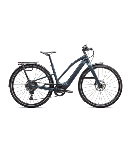 Specialized Turbo Vado SL 2 5.0 Step-Through EQ Satin Deep Lake Metallic / Black Liquid Metal Frost