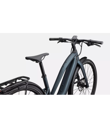 Specialized Turbo Vado SL 2 5.0 Step-Through EQ Satin Deep Lake Metallic / Black Liquid Metal Frost