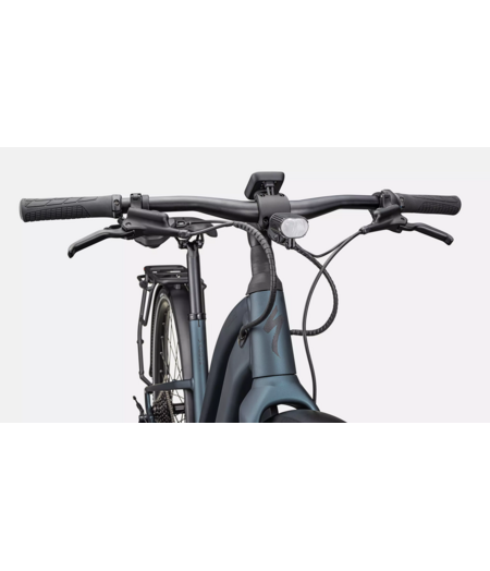 Specialized Turbo Vado SL 2 5.0 Step-Through EQ Satin Deep Lake Metallic / Black Liquid Metal Frost