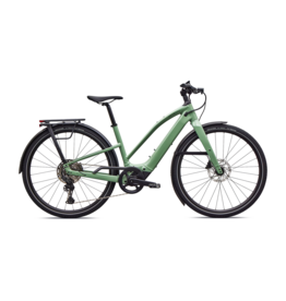 Specialized Turbo Vado SL 2 4.0 Step-Through EQ Gloss Pistachio / Oak Green Metallic Frost Reflective
