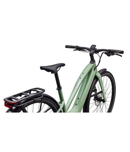 Specialized Turbo Vado SL 2 4.0 Step-Through EQ Gloss Pistachio / Oak Green Metallic Frost Reflective