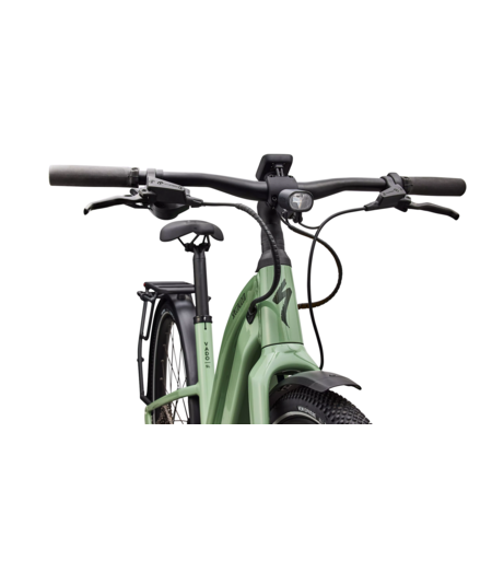 Specialized Turbo Vado SL 2 4.0 Step-Through EQ Gloss Pistachio / Oak Green Metallic Frost Reflective