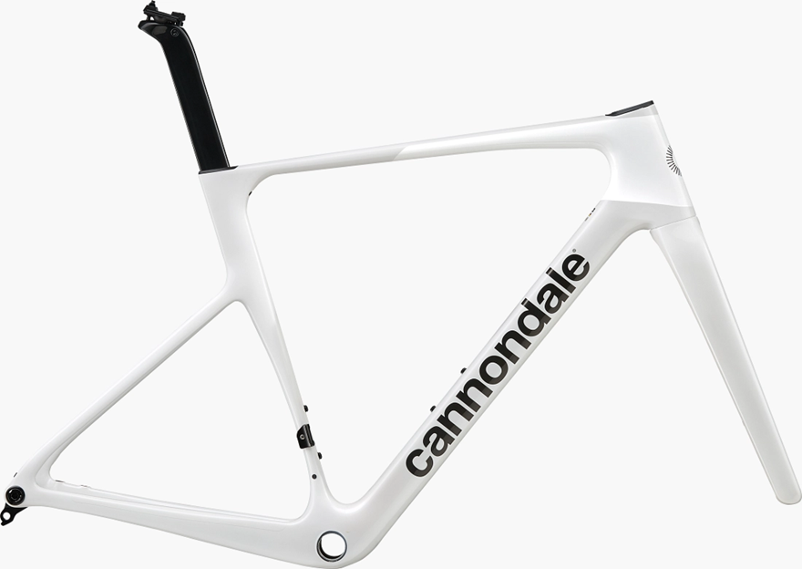 Cannondale シティサイクル ホワイト Cannondale Supersix EVO Gen 5 Frameset Cashmere - Mornington