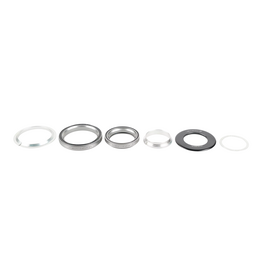 Specialized Headset Complete, Integrated, 1-1/8" Upper, 1.5" Lower, 45x45 Deg, Flush 49mm Top Cover (H2388), w/ Micro Shim & Split Crown Race (FSA)