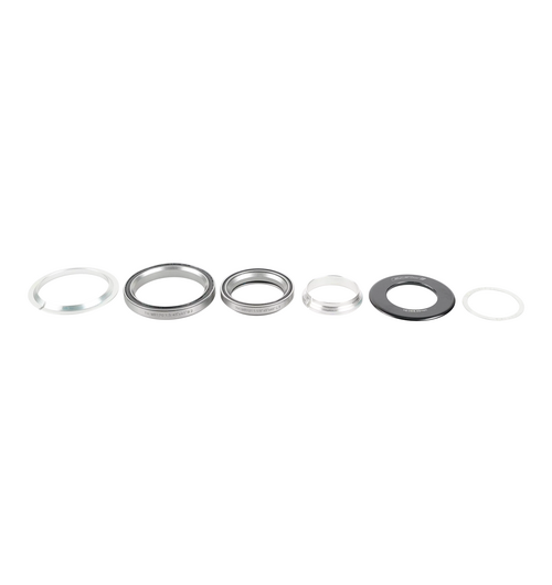 Specialized Headset Complete, Integrated, 1-1/8" Upper, 1.5" Lower, 45x45 Deg, Flush 49mm Top Cover (H2388), w/ Micro Shim & Split Crown Race (FSA)