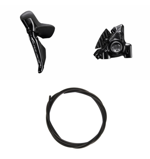 Shimano DURA-ACE Brake (Kit) BRR9270KTSTR9270 Left / Rear Resin with Fin without adapter, for rear mount thickness 25 mm 1700 (black)