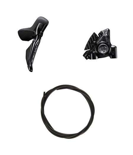 Shimano DURA-ACE Brake (Kit) BRR9270KTSTR9270 Right / Front Resin with fin Front bracket assembled for 160 mm rotor 1000 (black)