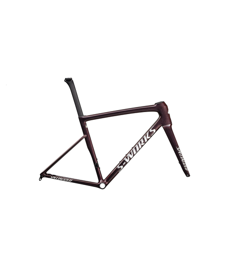 Specialized S-Works Tarmac SL8 Frameset - Gloss Solidity / Red to Black Pearl / Metallic White Silver