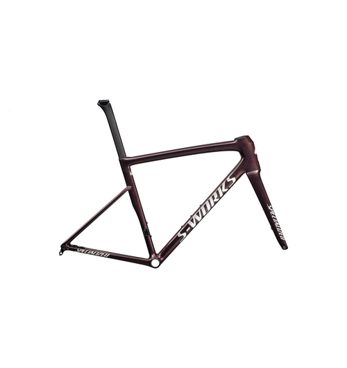 Specialized S-Works Tarmac SL8 Frameset - Gloss Solidity / Red to Black Pearl / Metallic White Silver